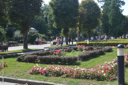 park in spring