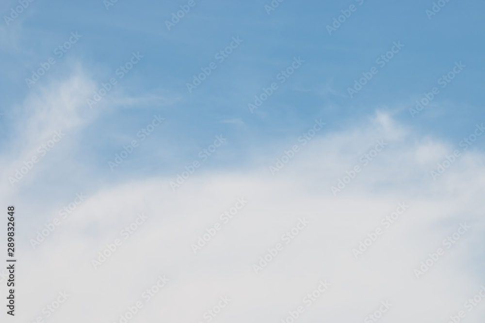 blue and white sky background