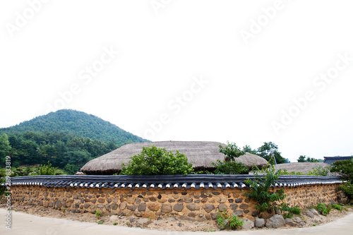 Wanggok Village is a traditional village in Gangwon Province in Korea. photo