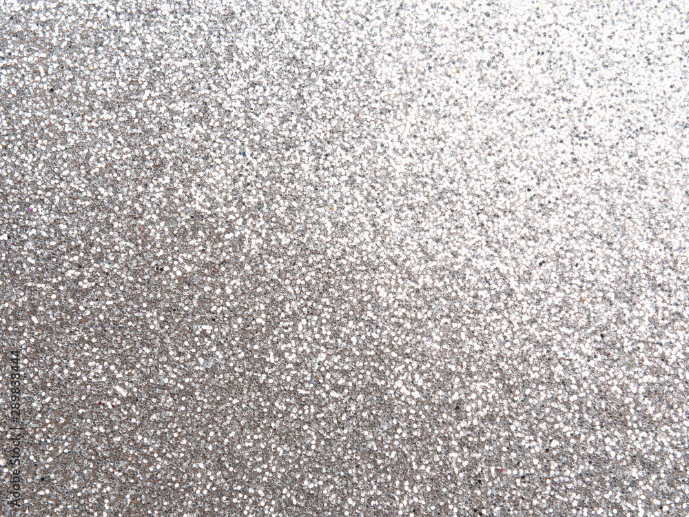 Silver glittering background