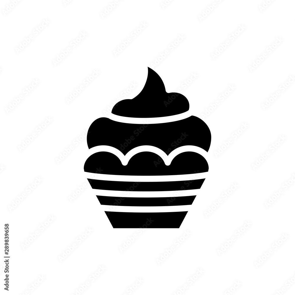 cupcake icon trendy