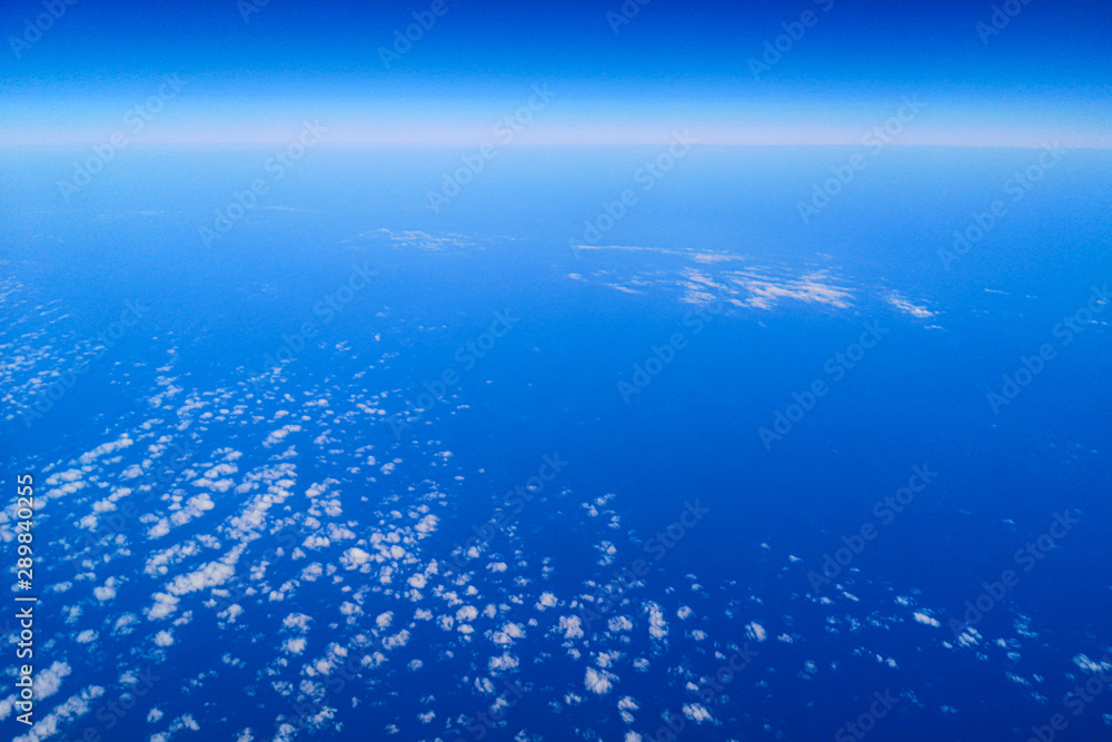 Black sea as background view from an airplane Black sea as background view from an airplane