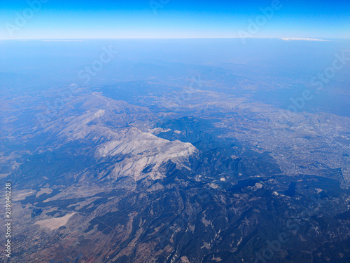 Turkey landscape view from the plane © schankz