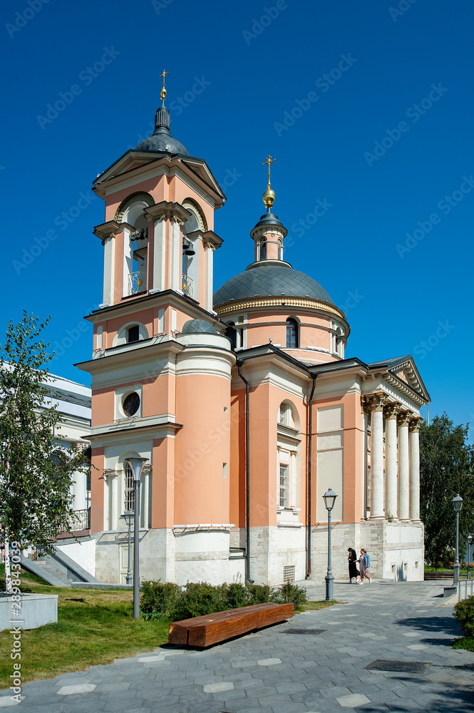 By the name of this church, the whole street received the name of St. Barbara, and in Russian - Varvarka.     