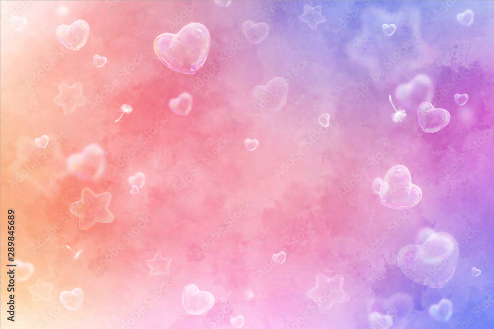 Liebe, Träume und Wünsche in Pastell Liebe, Träume und Wünsche in Pastell
