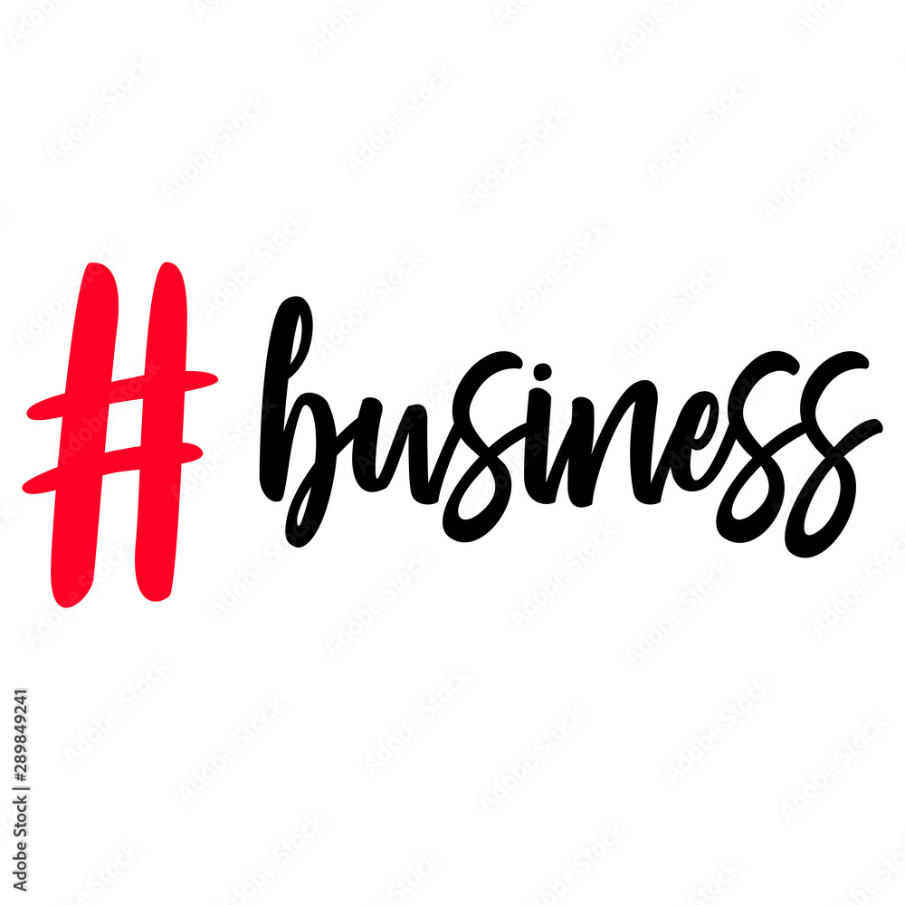 business hashtag symbol vector