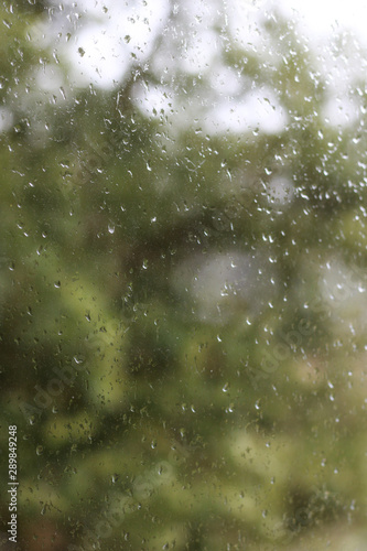 rain on window