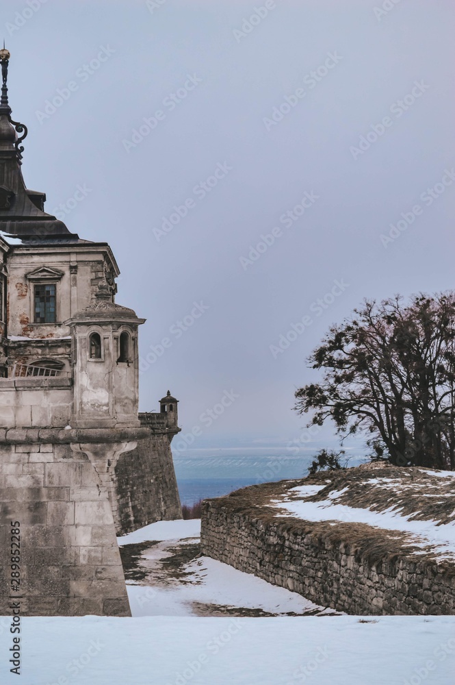 Fototapeta premium old church in winter
