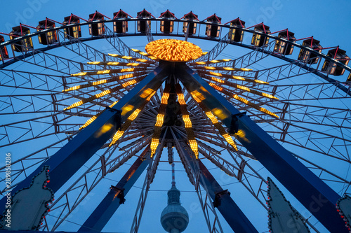 Photography Riesenrad auf dem Weihnachtsmarkt Berliner Winterzeit am Berliner Alexanderpla