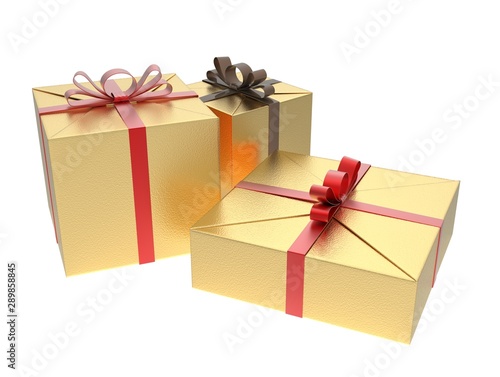 Christmas Gift Boxes (Gold Edition)
