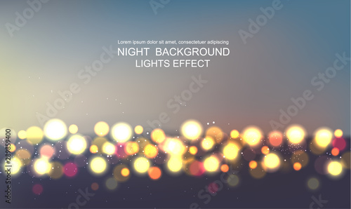 Light glitter and stars in the sky magic card vector