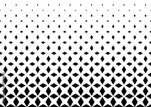 Halftone abstract background with rhombuses. Seamless vector pattern. EPS 10