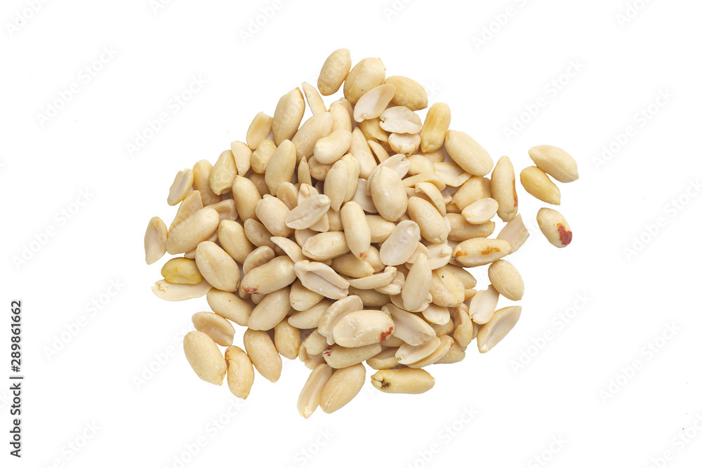 Peanuts nuts isolated on white background. Peanuts nuts isolated on white background.
