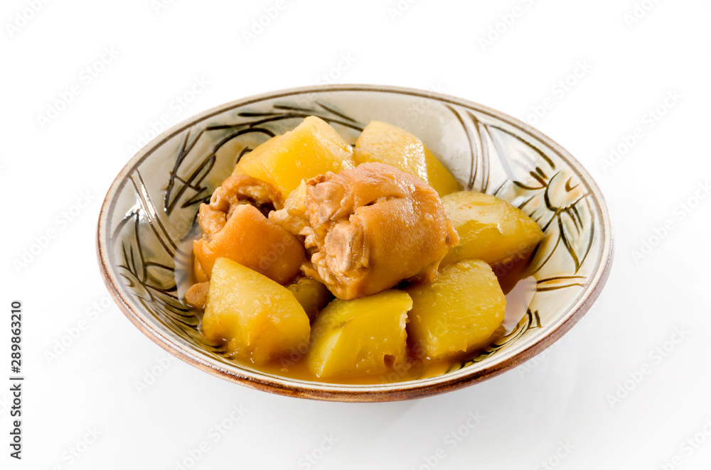豚足とパパイヤの煮物 豚足とパパイヤの煮物