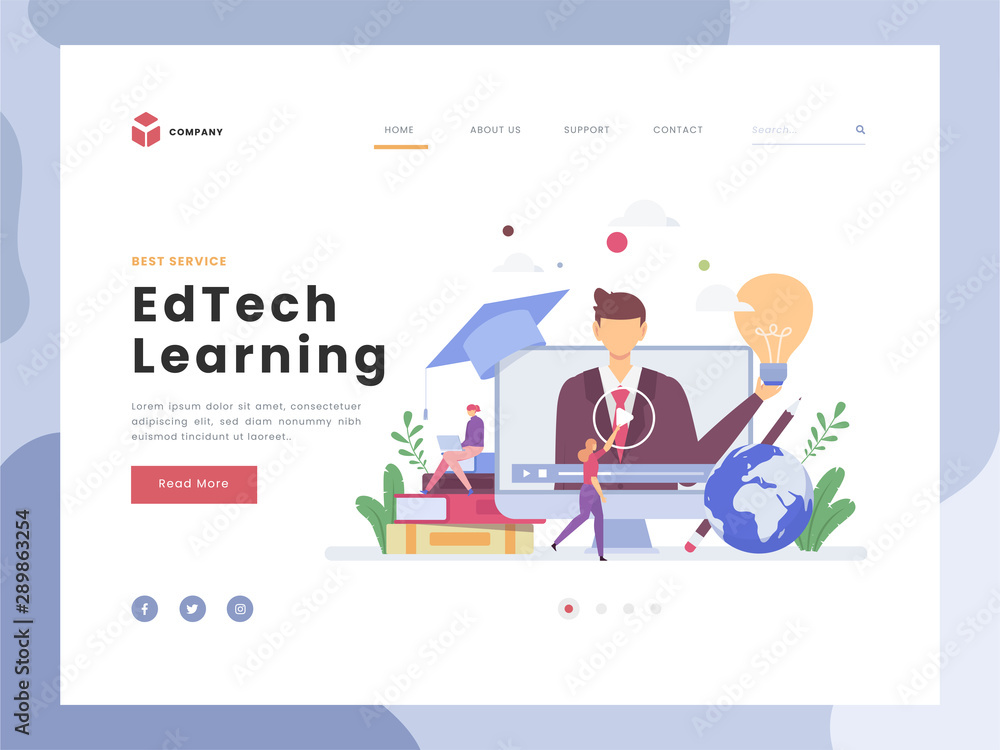 Vector Illustration idea concept for landing page template, Educational Tecnology, Learning, Symbolic Visualization about study and practice, Flat tiny Improving skills,knowledge. Flat Styles. Vector Illustration idea concept for landing page template, Educational Tecnology, Learning, Symbolic Visualization about study and practice, Flat tiny Improving skills,knowledge. Flat Styles.