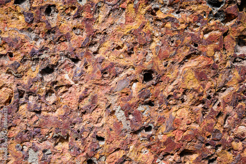 Texture and surface of cut laterite