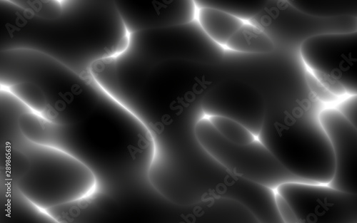 white gradient wave caustics on black  © Photo&Graphic Stock