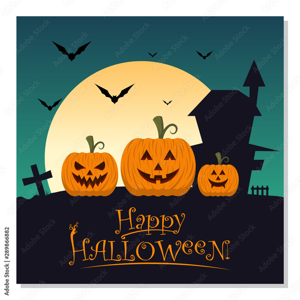 Halloween Party Background. Happy halloween. Vector Template illustration. Halloween Party Background. Happy halloween. Vector Template illustration.