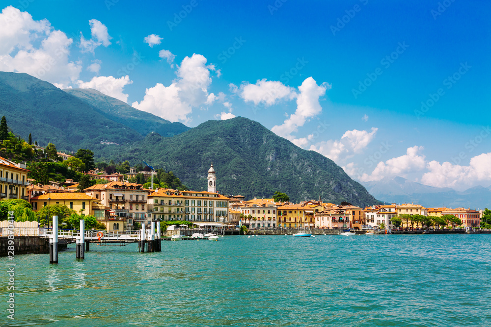 Menaggio town over the Lake Como in Lombardy region, Italy