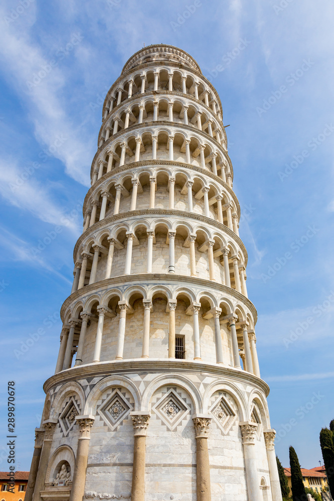 Pisa. Leaning Tower. Tower of Pisa. Bell tower.