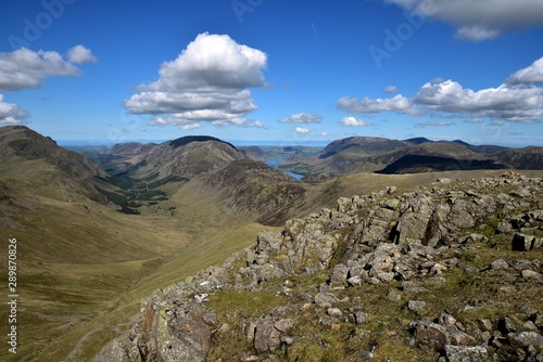 The fells of the Buttermere valley photo