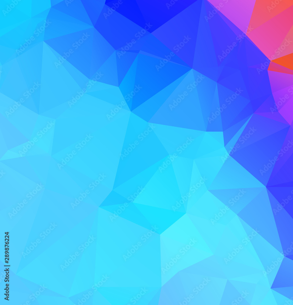 Fototapeta premium Abstract multicolor full Color rainbow background. Vector polygonal design illustrator
