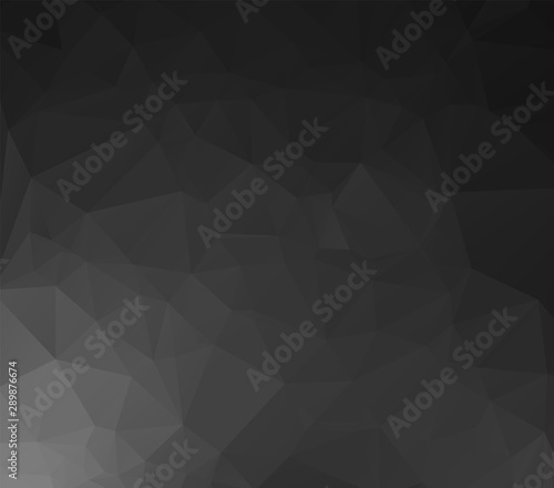 Vector Abstract geometric darkness black shape polygonal style