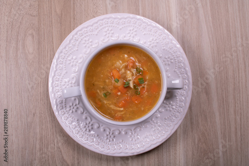 carrot soup with chicken