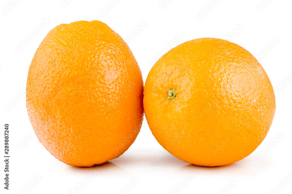 Oranges isolated on white background Oranges isolated on white background