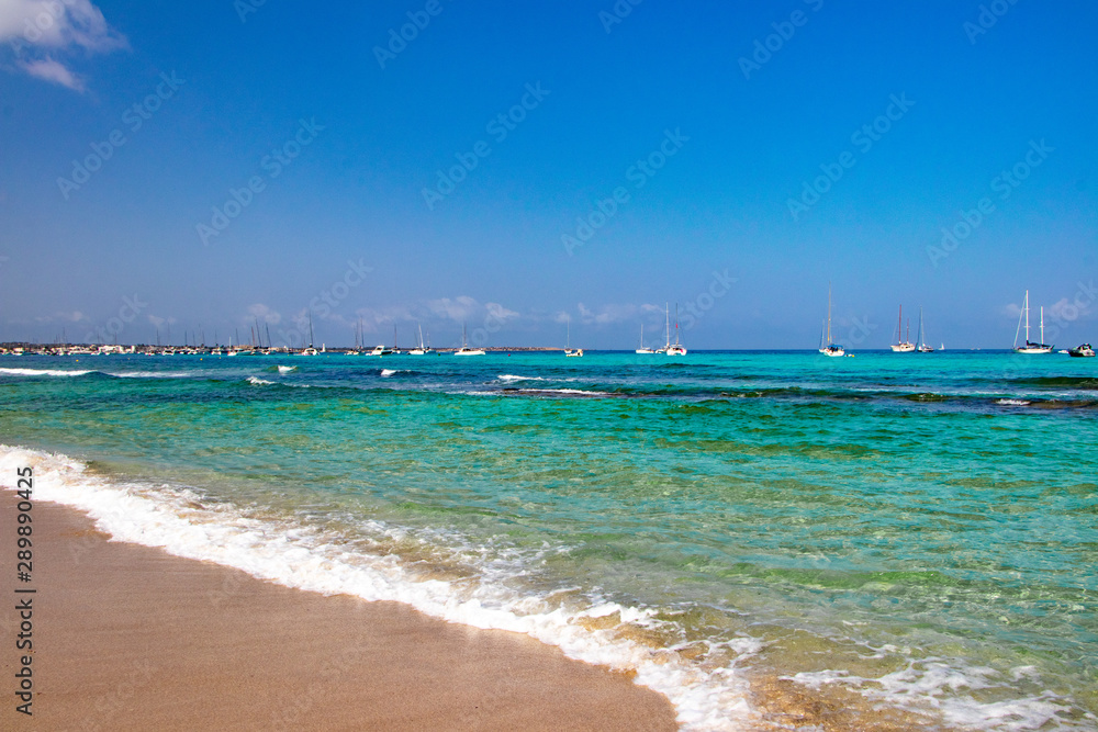 beach and sea formentera