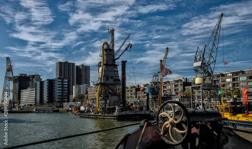 Port central de Rotterdam, Pays-Bas photo