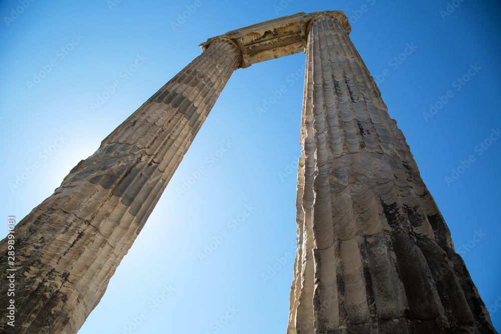 ruins of Apollo Temple, Didim, Aydin Province, Turkey. ruins of Apollo Temple, Didim, Aydin Province, Turkey.