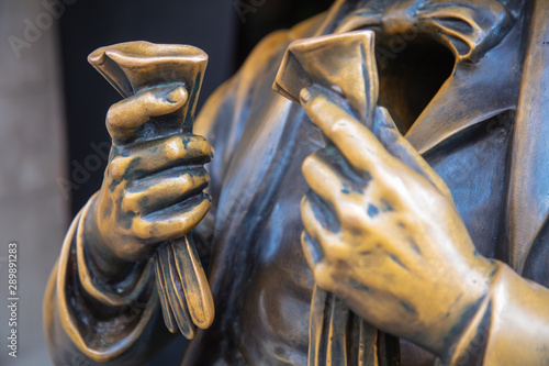 Monument to Leopold von Sacher-Masoch in Lviv 