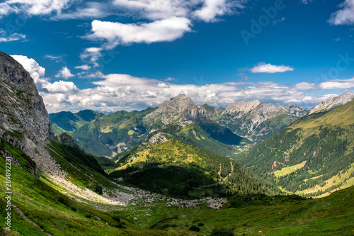 Summer day trekking in the Carnic Alps, Friuli Venezia-Giulia, Italy © zakaz86