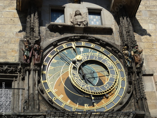 Detail der Astronomischen Uhr des Prager Rathauses photo