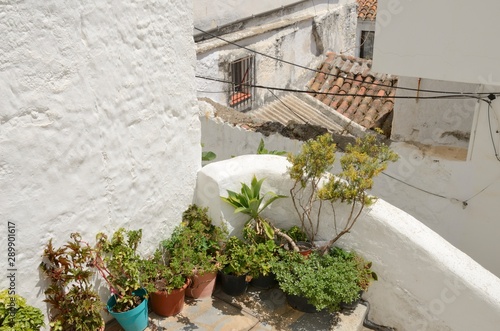 Andalusian architecture in Casares, Andalusia, Spain