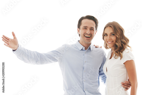 Happy couple smiling
