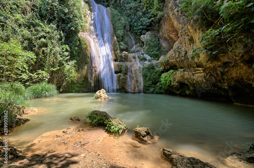 Wasserfall bei Gialova  Peloponnes  Griechenland