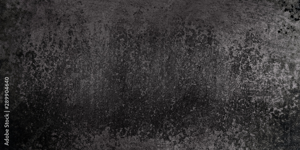 Obraz premium black background texture with abstract vintage grunge texture in silver white metal design
