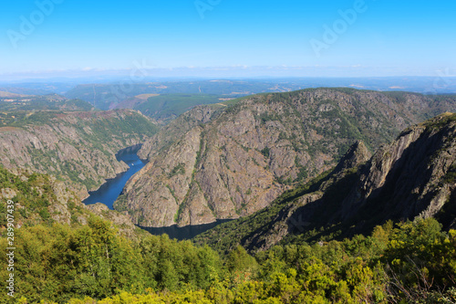 Sil canyon  Ribeira Sacra  Ourense  Galicia  Spain.
