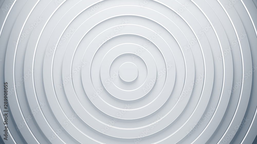 3d circles render illustration. Clean, bright abstract background. Geometric texture concept for business slides. Modern and creative radial pattern. 3d circles render illustration. Clean, bright abstract background. Geometric texture concept for business slides. Modern and creative radial pattern.