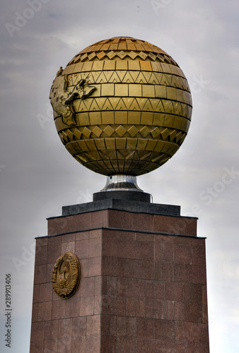 Independence Monument and the Blessed Mother - Tashkent, Uzbekistan photo