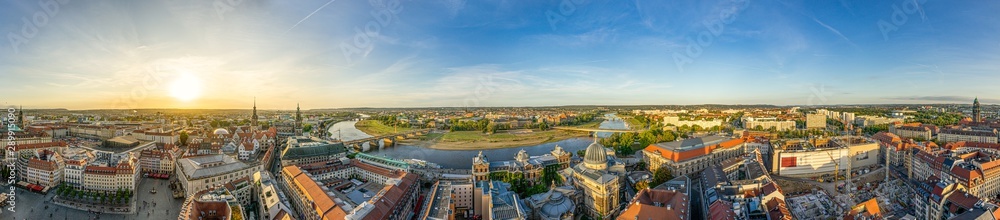Panorama über Dresden