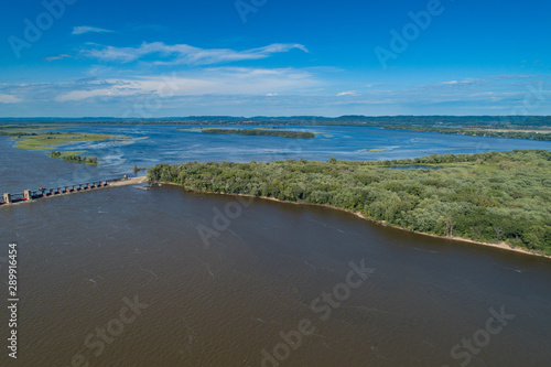 Mississippi river landscape
