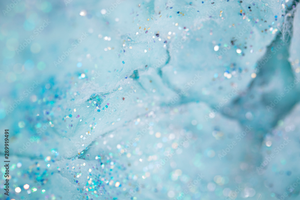 Ethereal Fluffy Blue Clouds with Glitter Background Ethereal Fluffy Blue Clouds with Glitter Background