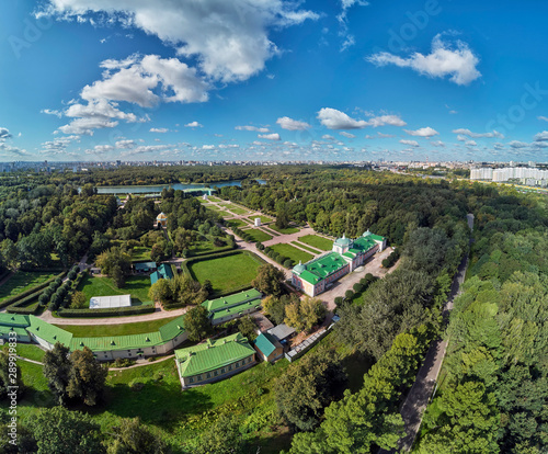 Photography The residence of Sheremetevs Kuskovo on a summer sunny day