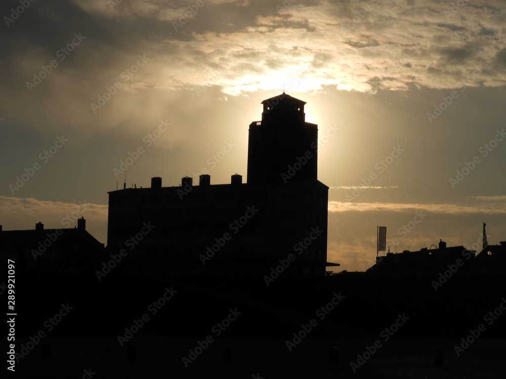 Little town silhouette