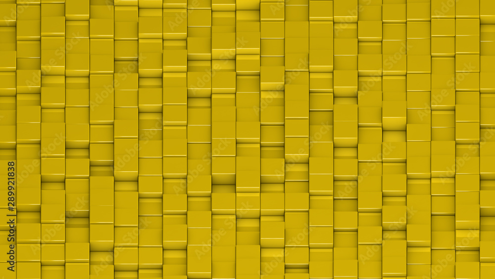 Grid of yellow cubes. Grid of yellow cubes.