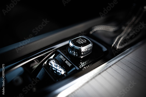 Close up of Volvo's luxury interior  photo