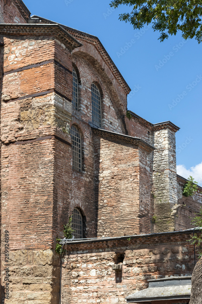 Hagia Irene orthodox church in city of Istanbul, Turkey